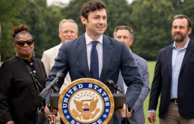 Senator Jon Ossoff Responds to Vice President JD Vance After Event in Georgia