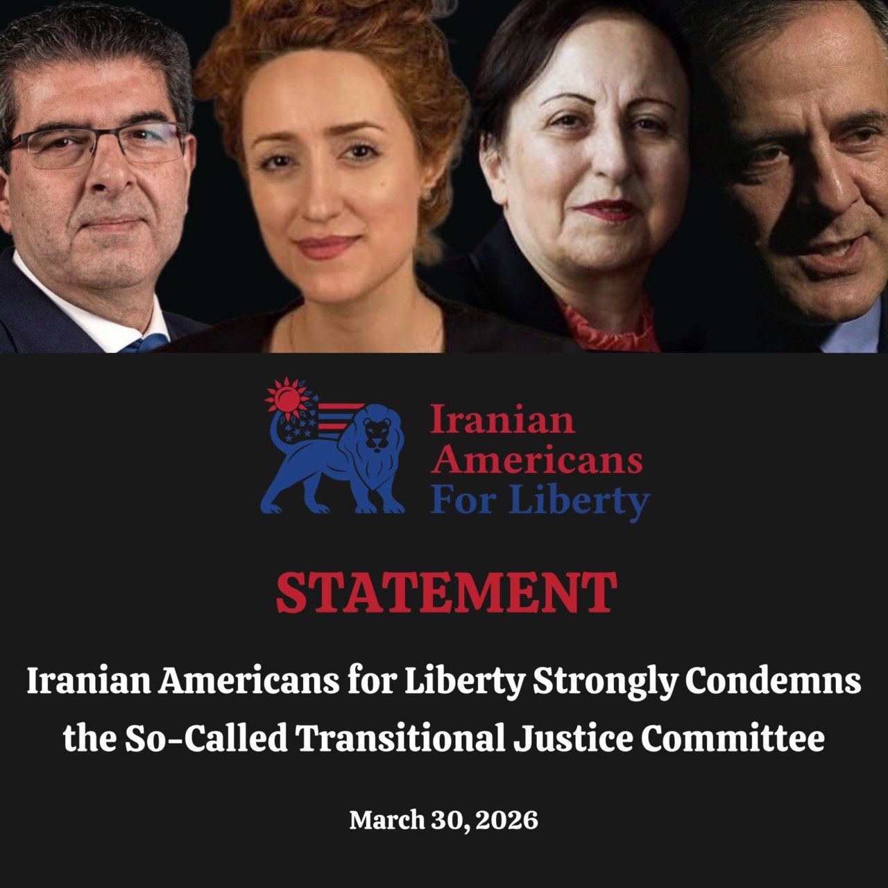 Iranian Americans for Liberty Condemns “Transitional Justice Committee” as Undemocratic and Dangerous